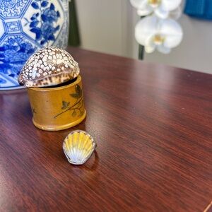 Sunrise Shell silver ring size 6.5